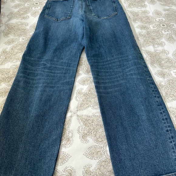 Madewell Wide-Leg Jeans in Medium Blue Denim - Picture 4 of 5